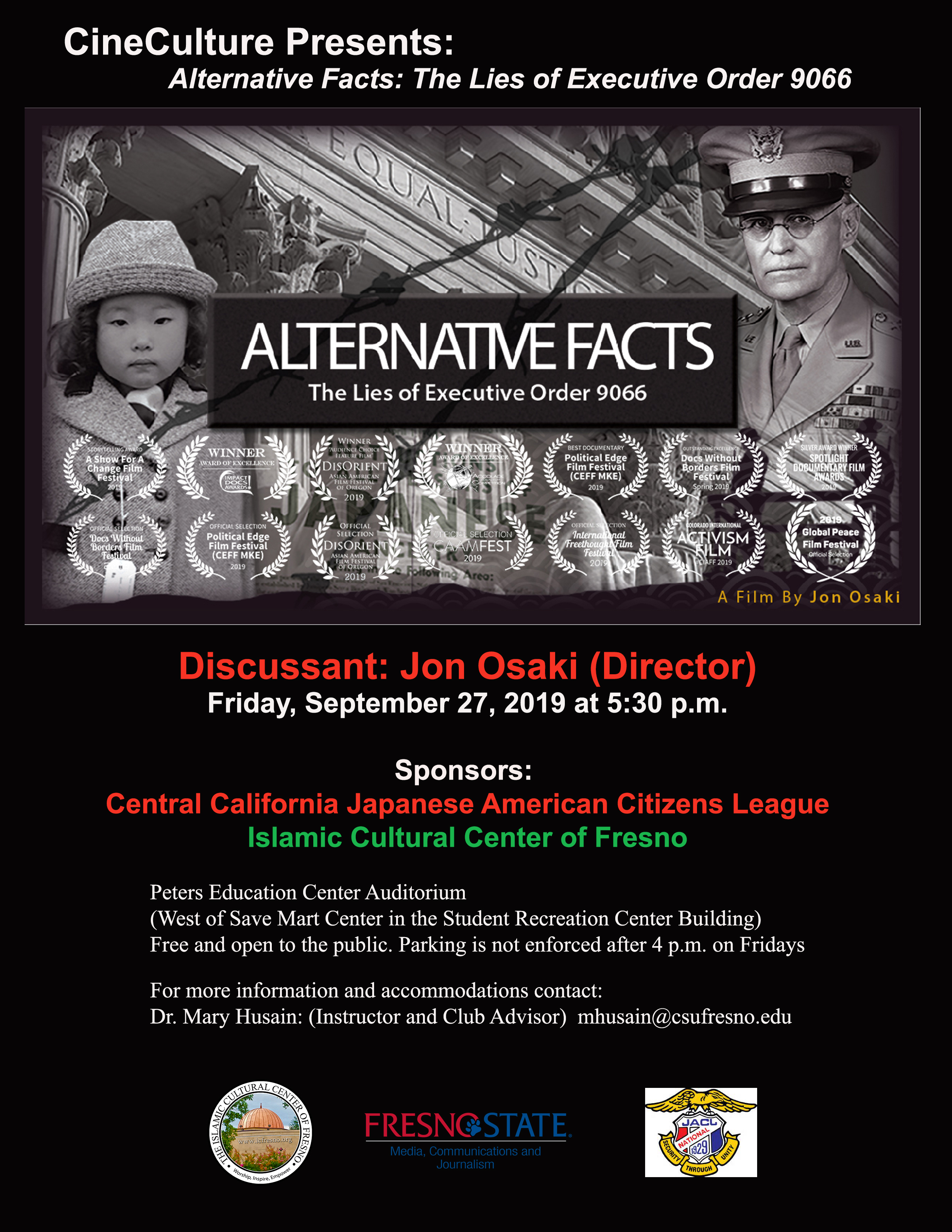 CineCulture Flyer - Alternative Facts2